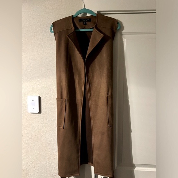 Marc New York Sleeveless Belted Coat/Vest Dress - Picture 3 of 9